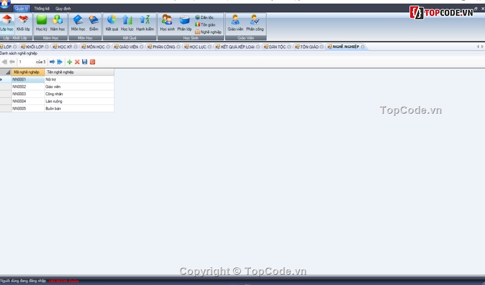 Quản lý học sinh,Quản lý THPT,Phần mềm quản lý học sinh
